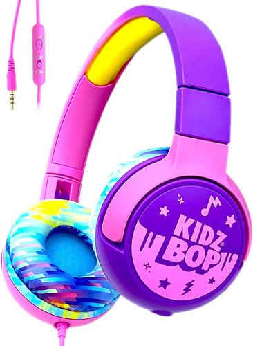 Auriculares Con Cable Kidz Bop Para Niños  Micrófono ...