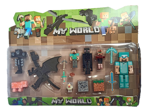 Minecraft Set De Figuras Coleccionables Importado