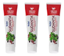 Comprar Set X3 Pastas Sudanta Extra Fresh Con Pimienta Y Mentol 100g