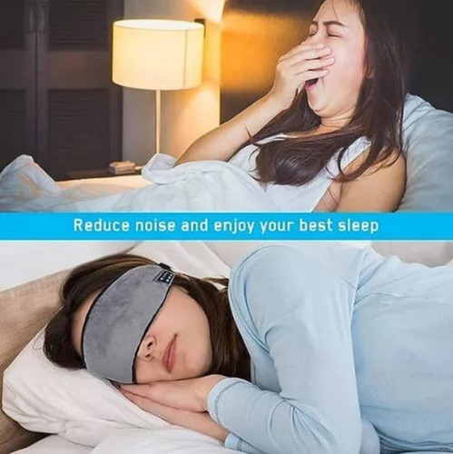 Antifaz Para Dormir Bluetooth Ajustable Respirable Y Cómodo