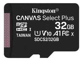 Tarjeta De Memoria Microsd 32gb Kingston Canvas