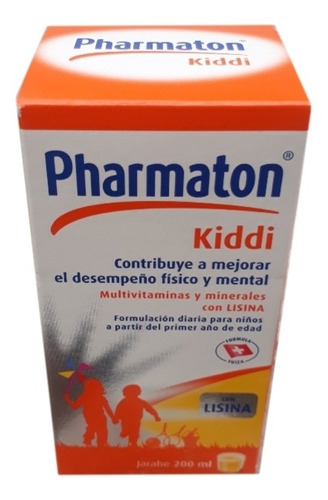 Pharmaton Kiddi Jarabe 200ml - mL a $545