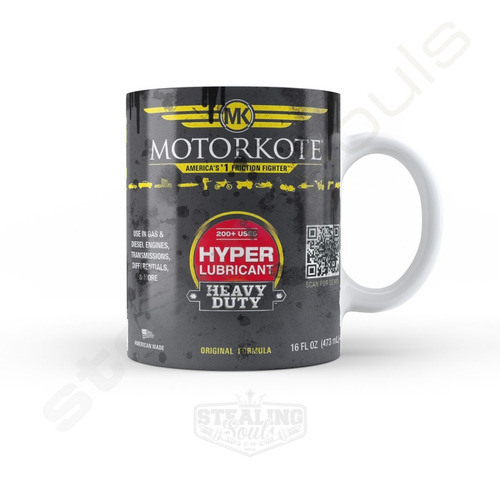 Taza Fierrera - Motorkote #01 | Motor Oil / Vintage / Aceite