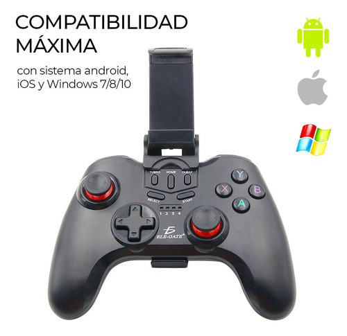 Control Celular Gamepad Videojuego Bluetooth Android Soporte