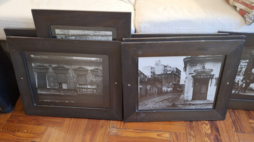 Lote 14 Fotos En Cuadro Con Vidrio. San Telmo (200) (Usado)