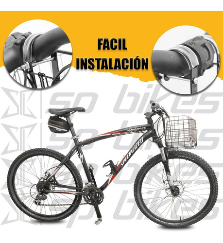 Imagen 7 de 10 de Cesta Trasera Para Bicicleta De Gran Capacidad De Carga Sp