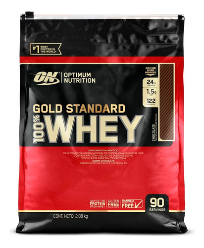 Gold Standard Whey Proteína Suero De Leche 2.88kg Sabor Choc