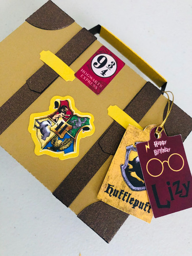 Dulcero Tipo Maleta Temática De Harry Potter 20 Pzs