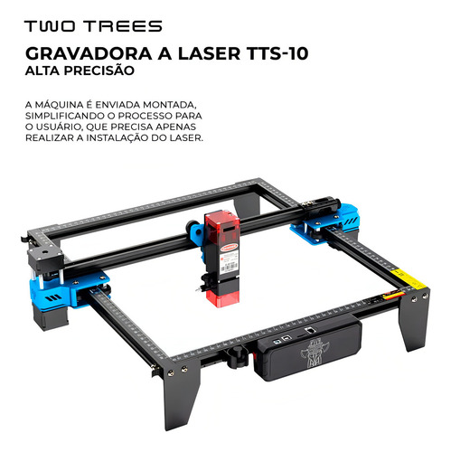 Máquina cortadora y grabadora láser Two Trees MB-0258 127V