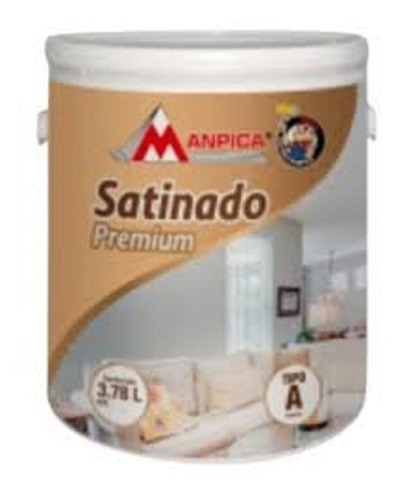 Pintura Caucho Satinado Blanco Manpica Tipo A X Galon