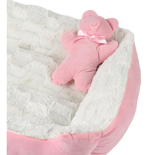 Mascotas Gato Perro Nido Cama Antideslizante Casa Cueva Rosa