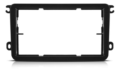 Imagem 2 de 3 de Moldura Dvd 2 Din Gol Saveiro Voyage Jetta G7 Black Piano