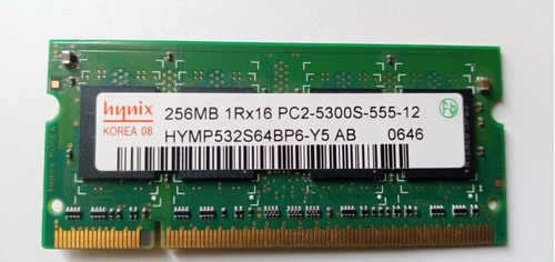 Memoria Ram 256mb  Ddr2  Pc2-5300s 667mhz Sodimm