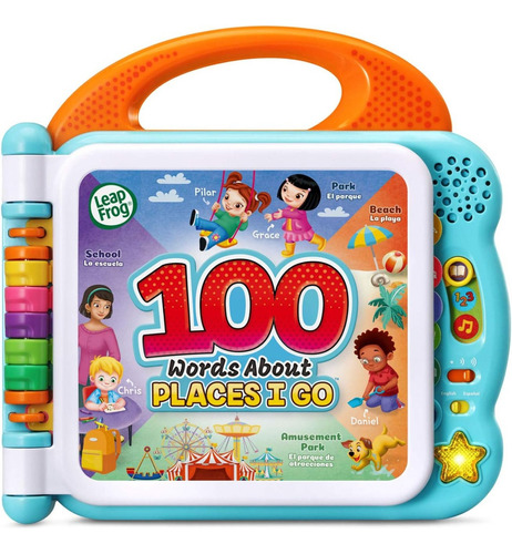 Leapfrog Libro Interactivo 100 Lugares A Donde Voy Color Verde