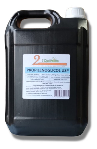  Propilenoglicol Usp 5 Lts Propileno Glicol - Galão / Bombona Fragrância Neutro