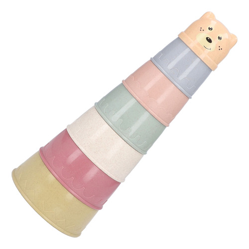 Vaso Apilable Para Baño Baby Abs, Multicolor, Para Niños