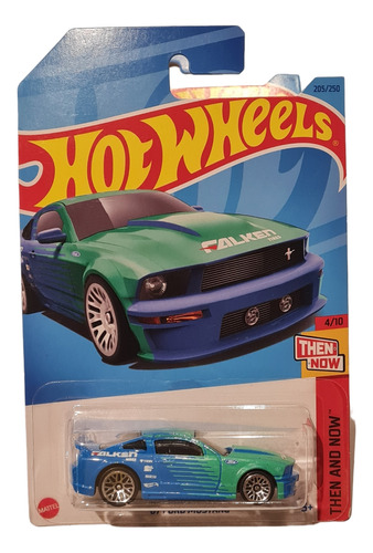 Hot Wheels N° 205 '07 Ford Mustang 4/10 Then And Now  Mdq