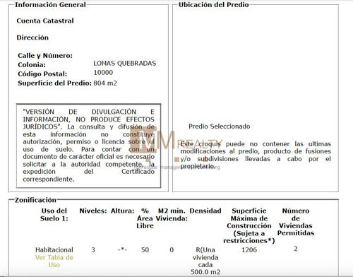 Imagen 5 de 6 de Lomas Quebradas - Terreno En Venta / Land For Sale