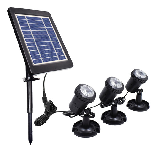 Luces De Piscina Led Impermeable Solar Powered Garden Pond