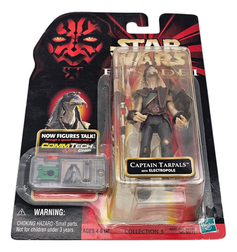 Star Wars Episode I Phantom Menace Captain Tarpals Mtsbwy (Usado)