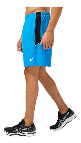 Short Asics Pr Lyte Azul Short Para Hombre Original Y Nuevo