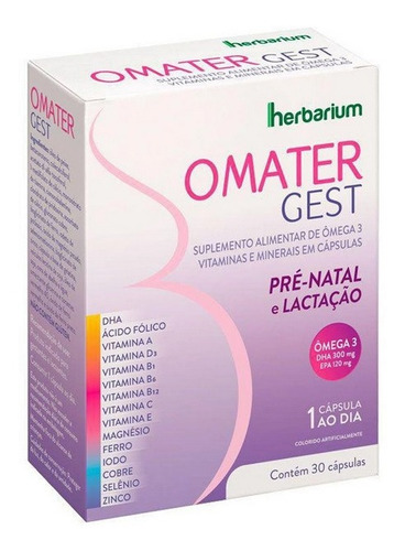 Omater Gest 30 Cápsulas