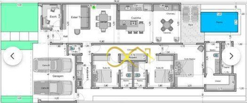 Imagem 18 de 28 de Casa Com 3 Dormitórios À Venda, 190 M² Por R$ 1.210.000,00 - Residencial Club Portinari - Paulínia/sp - Ca2138