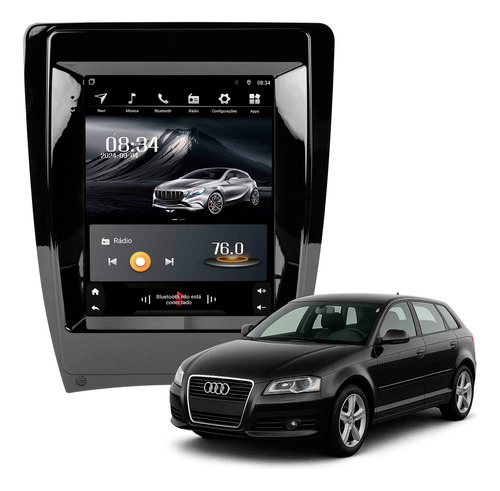 Multimídia Tesla Soaudio S8 Line Audi A3 08 A 13 4+64gb 9.7p