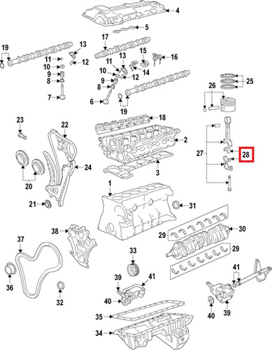 12 Metales Biela O R I G I N A L Mb C 43 Amg 97-00 77515600