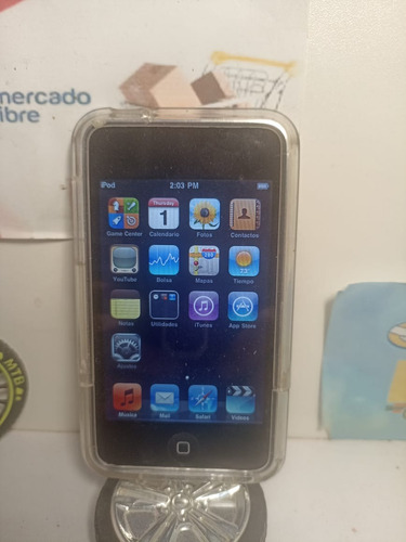 Ipod A1288 8gb Funcional Plata Con Negro (Usado)