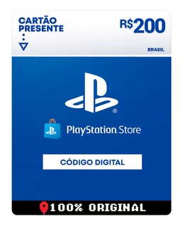 Gift Card Playstation Store 200 Reais Psn Plus Ps4 Ps5 Br