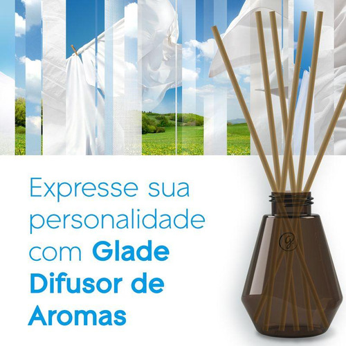 Difusor De Ambiente Glade Toque De Maciez 100ml Com Palitos