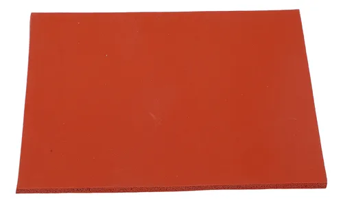 Protector De Mesa, 3 Unidades, Lámina De Silicona Roja, Resi