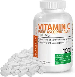 Vitamina C Bronson Vitamins, Pastillas De 0,035 Oz Premium S