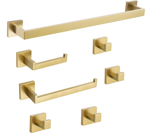 Juego De Accesorios De Baño De 7 Piezas, Juego De Toallero D
