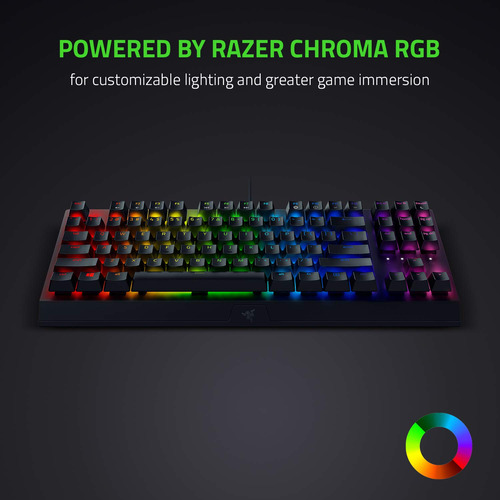 Teclado Gaming Razer Blackwidow V3 Tkl Yellow Mechanical