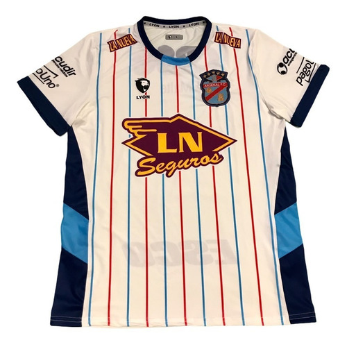 Imagen 1 de 2 de Camiseta Arsenal De Sarandi Alternativa Blanca Lyon 2021/22