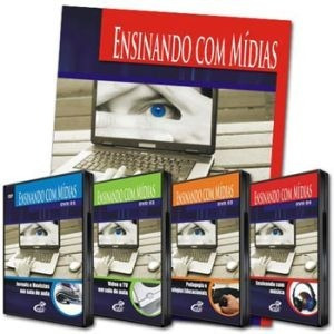 Coleção Ensinando Com Midias 1 Livro 4 Dvds