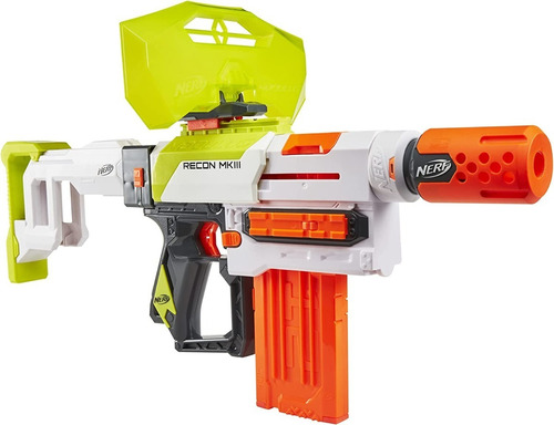 Nerf Modulus Recon Mk3 Blaster 4 En 1 Escudo Cargador Dardos