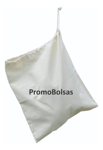 Bolsa De Lienzo 30x30 Con Un Cordon De Algodon X Unidad