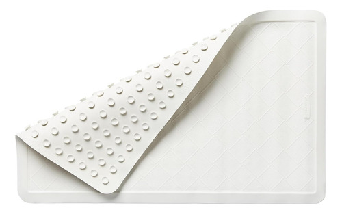 Tapete Antiderrapante De Hule 40*70cm, Color Blanco, Hospex Color Blanco