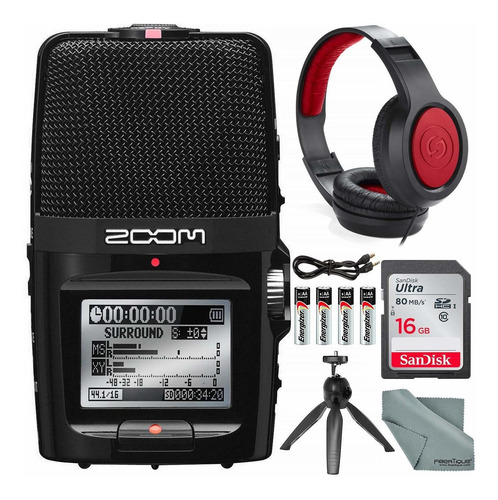 Zoom H2n Handy Grabadora Digital Bundle