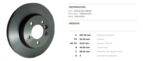 Kit Discos + Pastillas Para Fiat Palio 1.6 16v 