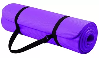 Mat Yoga Colchoneta 10 Mm Ecológico Resistente + Sujetador