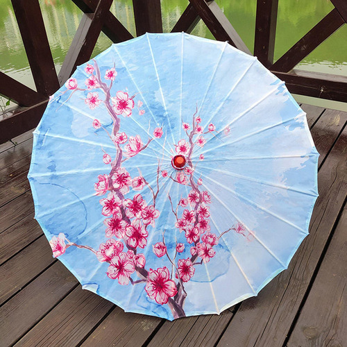 Estilo De Dança De Papel De Óleo Oriental Feito À Mão D