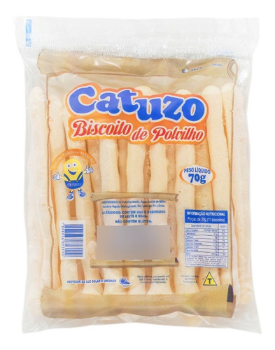 Biscoito Polvilho Catuzo Tradicional - Palito 70g