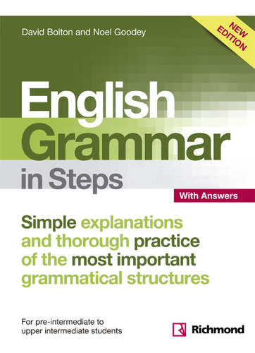 Libro New English Grammar In Steps Sb W K Sant De Vvaa Richm