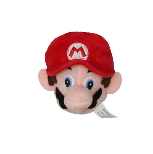 Genial Colgante Peluche Cabeza Super Mario Bros 