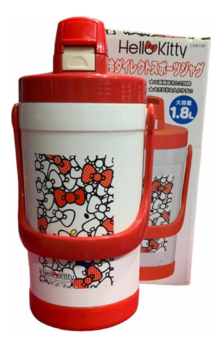 Contenedor Bote Para Agua Sanrio Hello Kitty 1.8 L