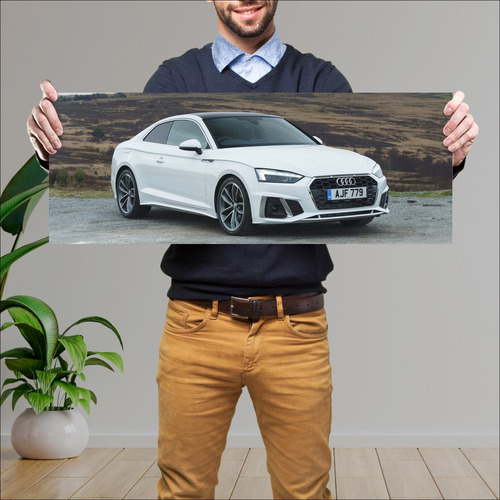 Cuadro 30x80cm Auto 2020 Audi A5 Coupe S Line Uk 625